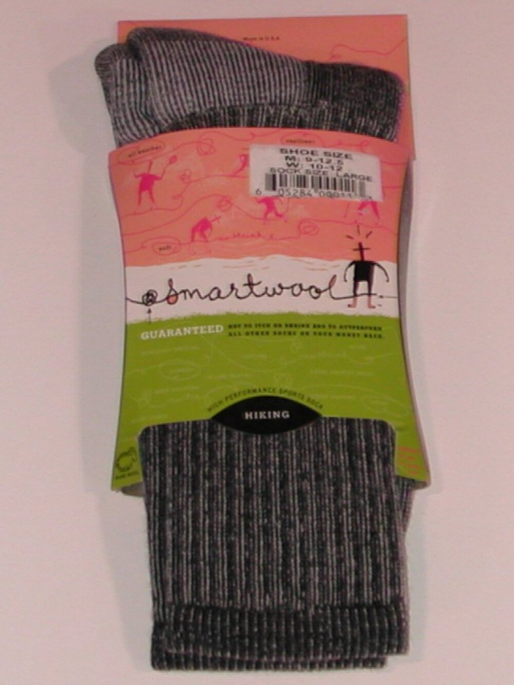 SmartWool Hiking Crew Socks Unisex NWT Men's Large ~ Navy